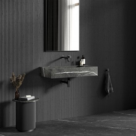 Dina Pietra Grey Marble Wall Hung Basin 800mm