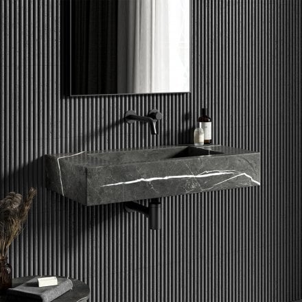 Dina Pietra Grey Marble Wall Hung Basin 800mm