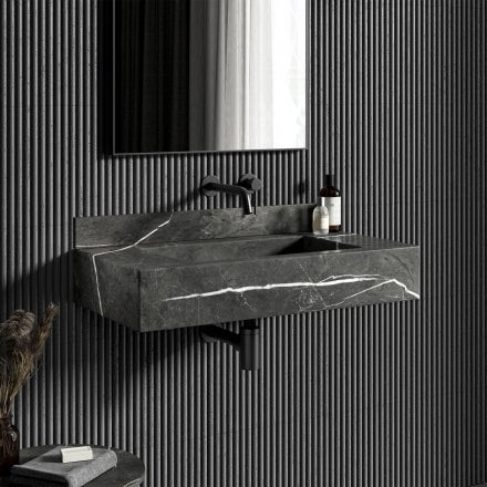 Dina Pietra Grey Marble Wall Hung Basin 800mm