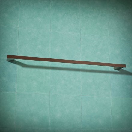 Klara Single Bar Wall Mounted Towel Rail