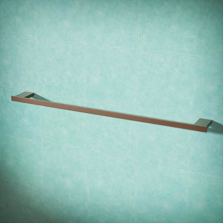 Klara Single Bar Wall Mounted Towel Rail