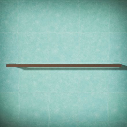 Klara Single Bar Wall Mounted Towel Rail