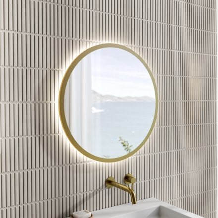 Sardinia Round Mirror & Demister 600mm