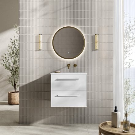 Sardinia Round Mirror & Demister 600mm