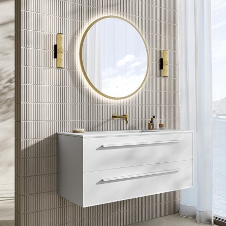 Sardinia Round Mirror & Demister 800mm
