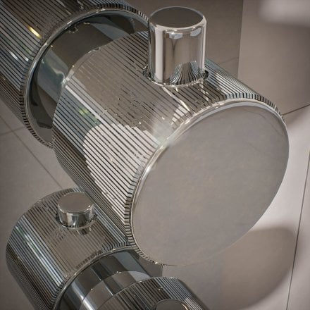 Alta Fluted Handle 2-Way Concealed Shower Set