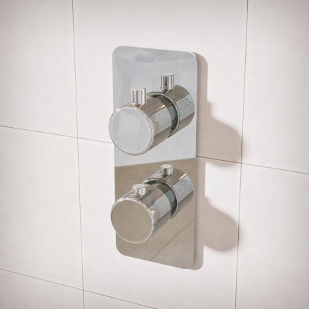 Alta Fluted Handle 2-Way Concealed Shower Set