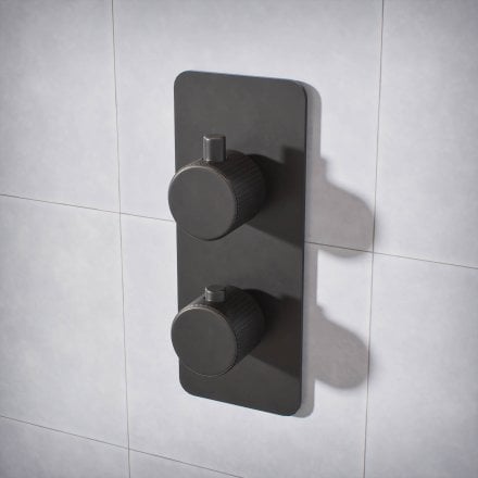 Alta Fluted Handle 2-Way Concealed Shower Set