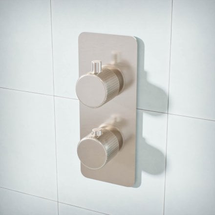 Alta Fluted Handle 2-Way Concealed Shower Set