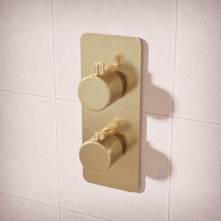 Alta Fluted Handle 2-Way Concealed Shower Set