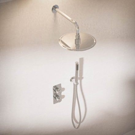 Alta Fluted Handle 2-Way Concealed Shower Set