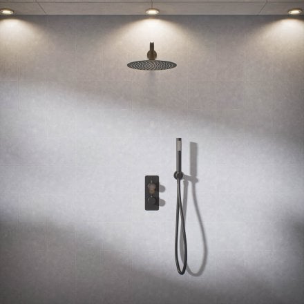 Alta Fluted Handle 2-Way Concealed Shower Set