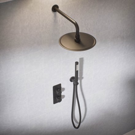 Alta Fluted Handle 2-Way Concealed Shower Set