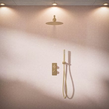 Alta Fluted Handle 2-Way Concealed Shower Set
