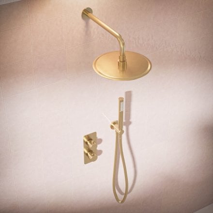 Alta Fluted Handle 2-Way Concealed Shower Set