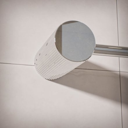 Alta Fluted Wall Mounted Toilet Roll Holder