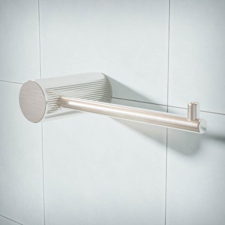 Alta Fluted Wall Mounted Toilet Roll Holder