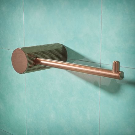 Alta Fluted Wall Mounted Toilet Roll Holder