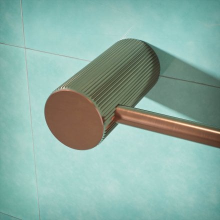 Alta Fluted Wall Mounted Toilet Roll Holder