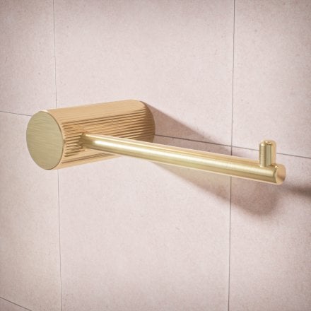Alta Fluted Wall Mounted Toilet Roll Holder