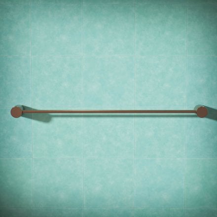 Alta Fluted Wall Mounted Towel Rail