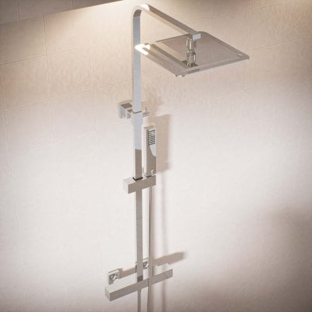 Klara Cool Touch 2-Way Thermostatic Shower Mixer Set
