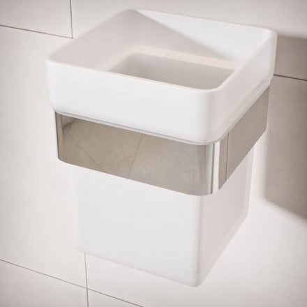 Klara Single Frosted Glass Holder