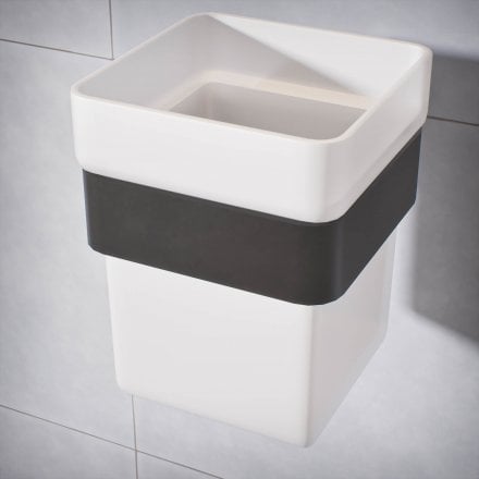 Klara Single Frosted Glass Holder