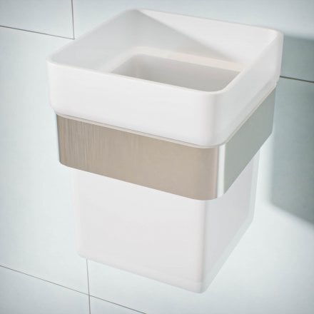 Klara Single Frosted Glass Holder
