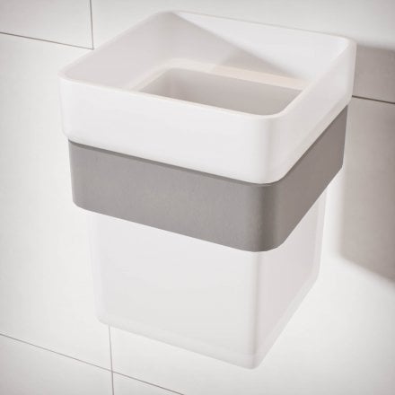 Klara Single Frosted Glass Holder