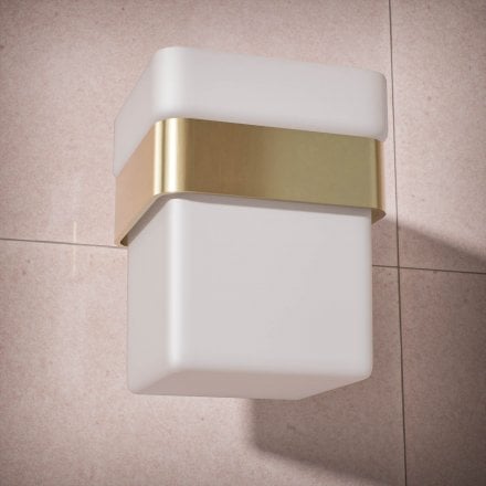 Klara Single Frosted Glass Holder