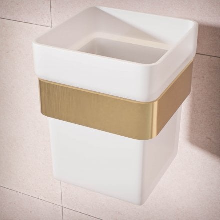 Klara Single Frosted Glass Holder