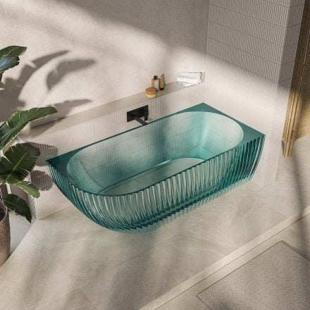 Saturnia 1700mm Polished Resin Bath