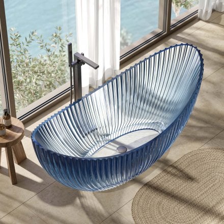 Saturnia 1800mm Polished Resin Bath