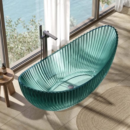 Saturnia 1800mm Polished Resin Bath