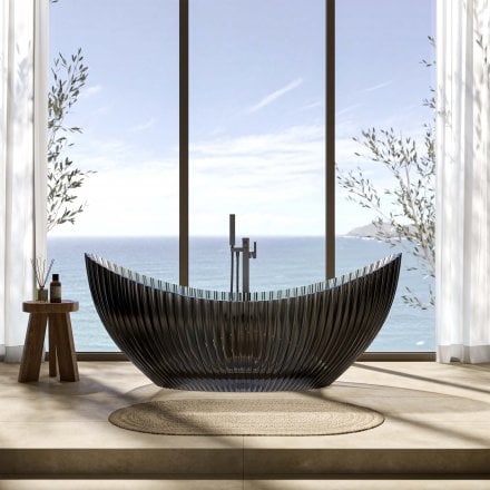 Saturnia 1800mm Polished Resin Bath