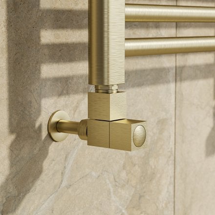 Square Angled Radiator Valves 15mm x 1/2 inch