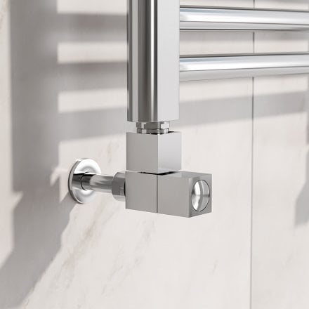 Square Angled Radiator Valves 15mm x 1/2 inch