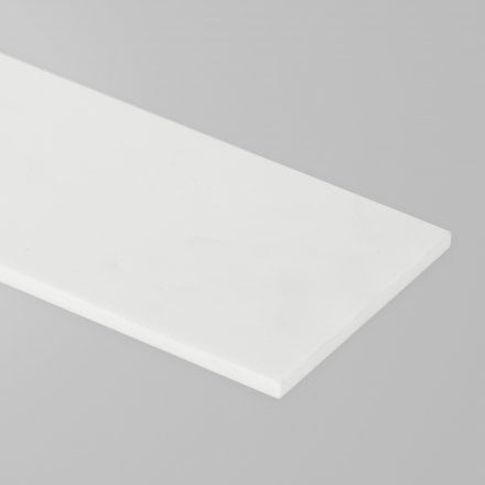 Upstand Splashback White Stone 400mm