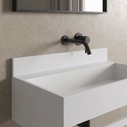 Upstand Splashback White Stone 700mm