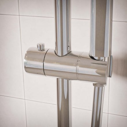 Voss Cool Touch Knurled 2-Way Thermostatic Shower Mixer Set