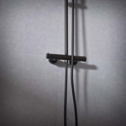 Voss Cool Touch Knurled 2-Way Thermostatic Shower Mixer Set