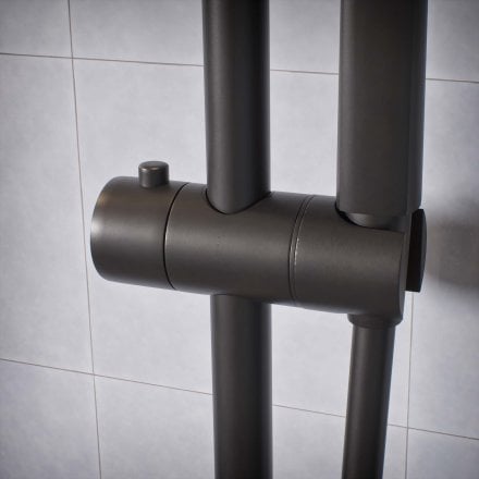 Voss Cool Touch Knurled 2-Way Thermostatic Shower Mixer Set