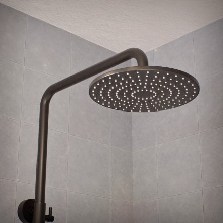 Voss Cool Touch Knurled 3-Way Thermostatic Shower Mixer Set