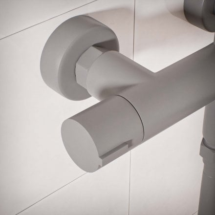 Voss Cool Touch Knurled 3-Way Thermostatic Shower Mixer Set