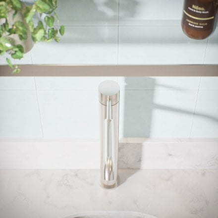 Voss Knurled Single Lever Tall Basin Tap