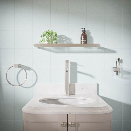 Voss Knurled Single Lever Tall Basin Tap