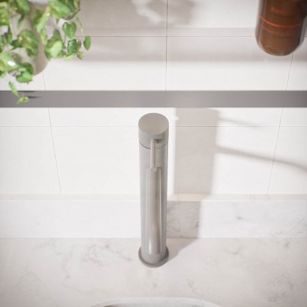 Voss Knurled Single Lever Tall Basin Tap