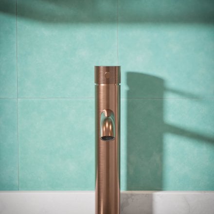 Voss Knurled Single Lever Tall Basin Tap