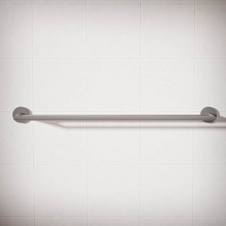 Voss Knurled Wall Mounted Double Bar Towel Rail